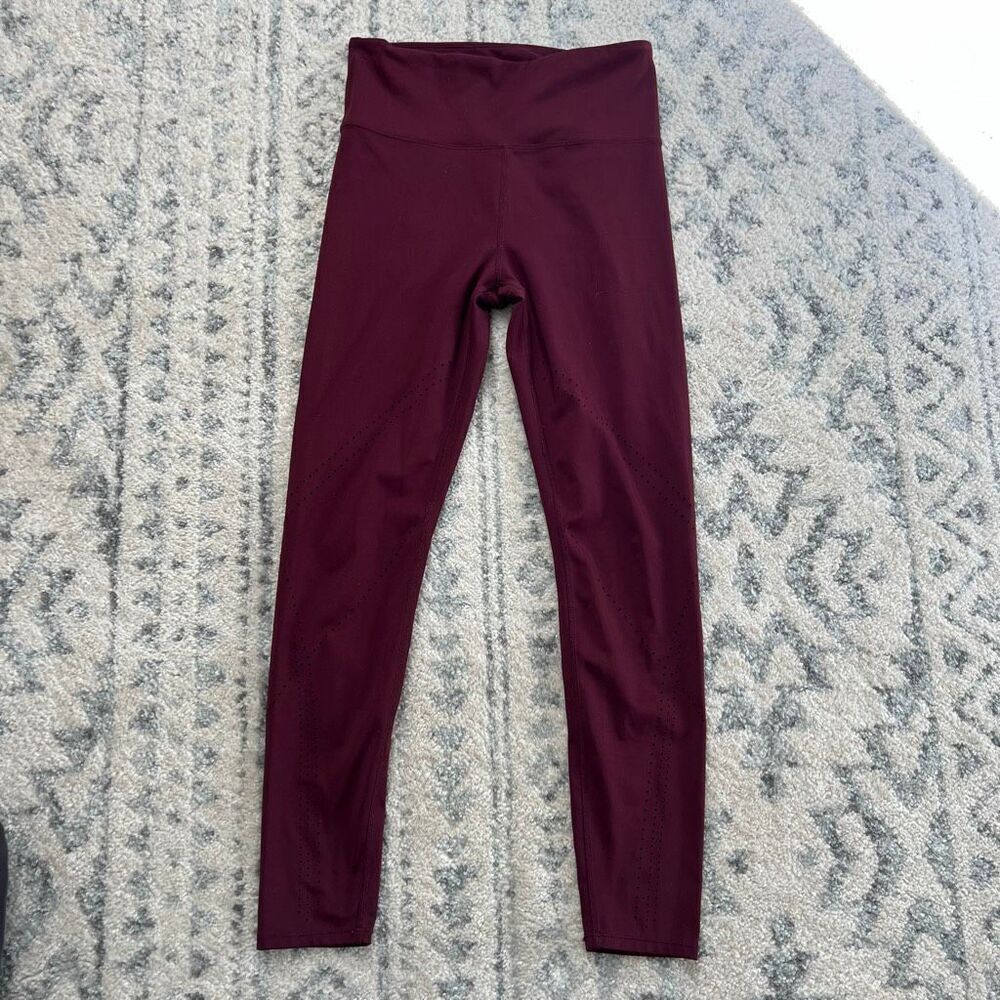 JoyLab Maroon Leggings with Cutouts